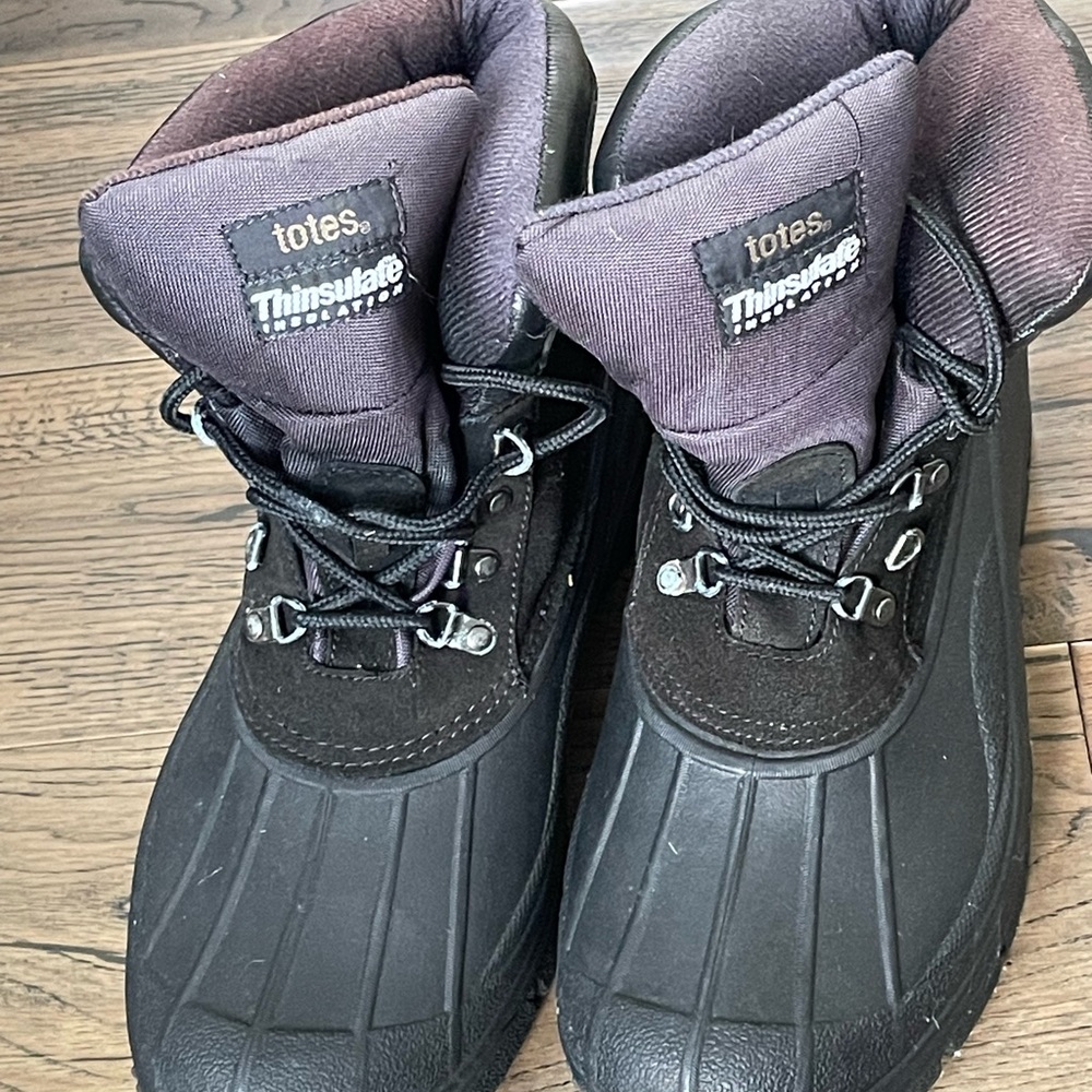 Thinsulate Waterproof Men,s Totes Lace Up Snow/ Mud Boots Size11